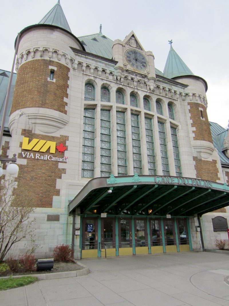 Quebec, Canada. Gare du Palais. Estación de tren.