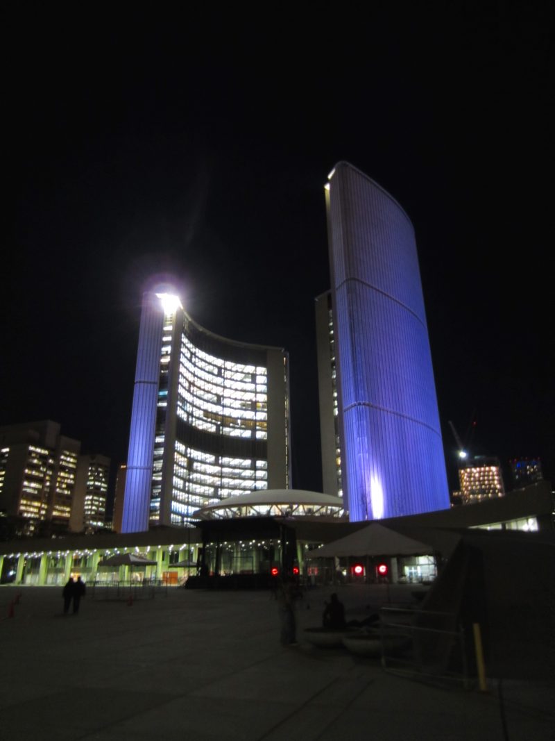 Edificio del ayuntamiento, City Hall. Toronto, Canada.