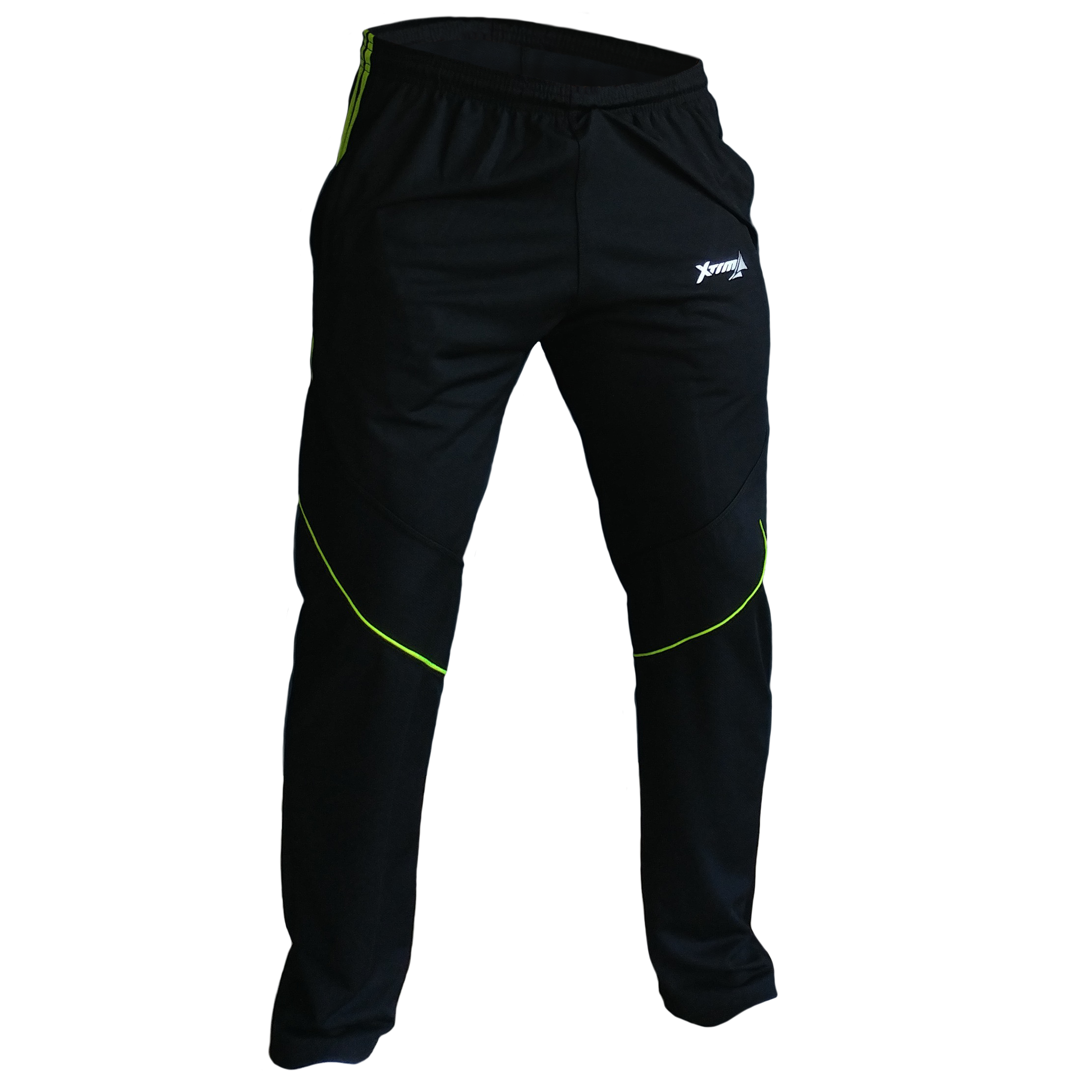 PANTS F50 Holand Negro Amarillo Neon Frontal Pants deportivos hombre. Negro Amarillo Neon. Ropa deportiva hombre. Tienda para hombres.