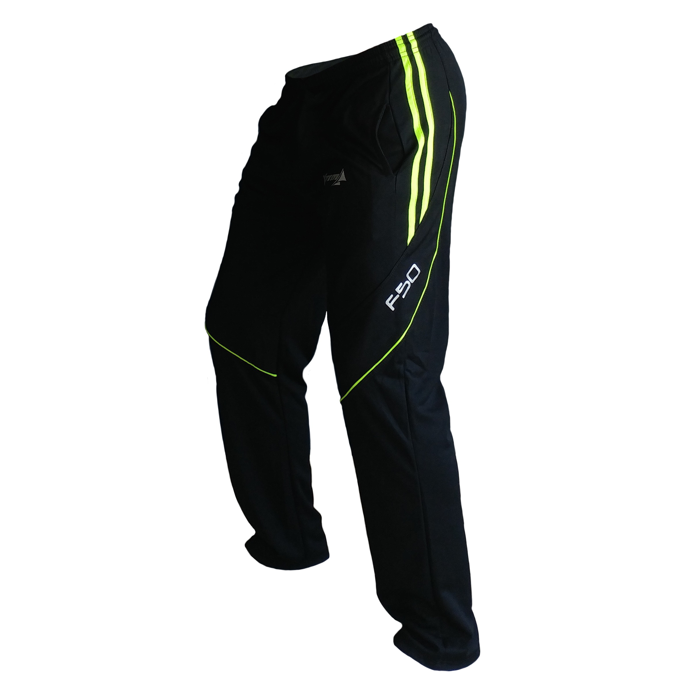 PANTS F50 Holand Negro Amarillo Neon Lateral Pants deportivos hombre. Negro Amarillo Neon. Ropa deportiva hombre. Tienda para hombres.