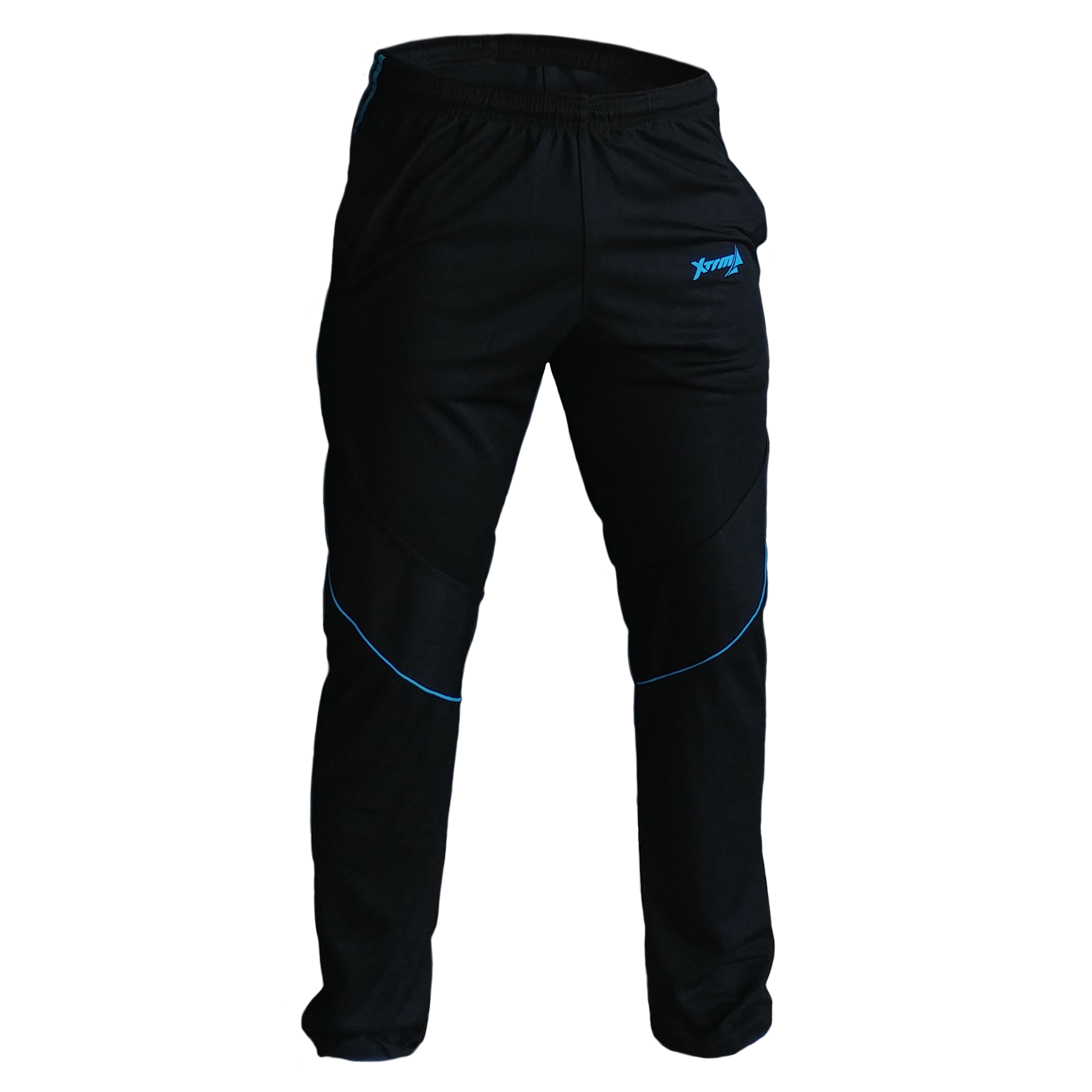 PANTS F50 Holand Negro Azul Neon Frontal Pants deportivos hombre. Negro Azul Neon. Ropa deportiva hombre. Tienda para hombres.