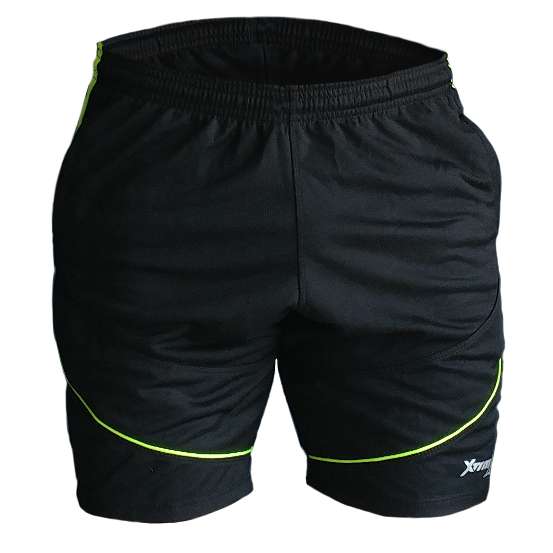 SHORT F50 Holand Negro Amarillo Neon Frontal Short deportivo hombre. Negro Amarillo Neon. Ropa deportiva hombre. Tienda para hombres.