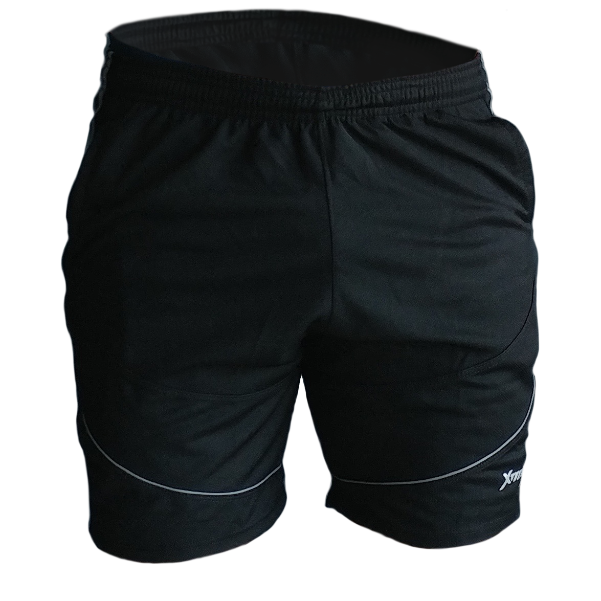 SHORT F50 Holand Negro Gris Frontal Short deportivo hombre. Negro Gris. Ropa deportiva hombre. Tienda para hombres.