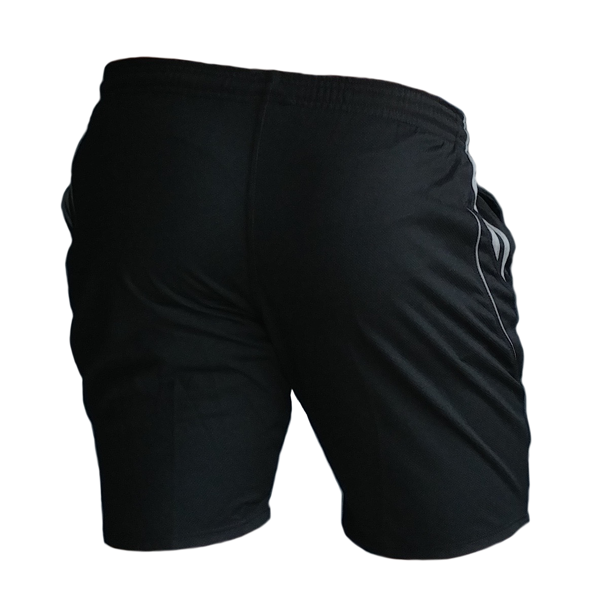 SHORT F50 Holand Negro Gris Trasera Short deportivo hombre. Negro Gris. Ropa deportiva hombre. Tienda para hombres.