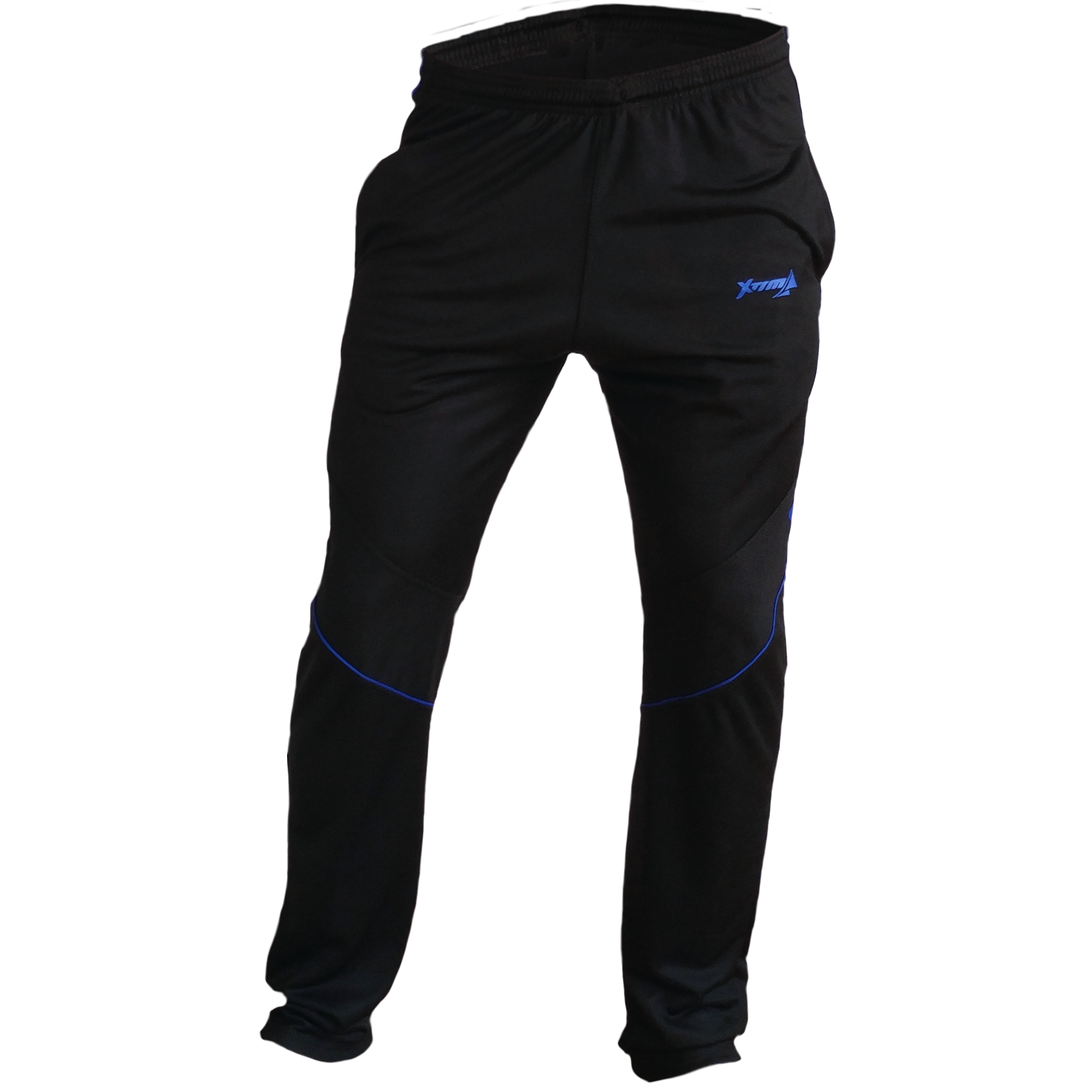 PANTS F50 Holand Negro Azul Rey Frontal Pants deportivos hombre. Negro Azul Rey. Ropa deportiva hombre. Tienda.