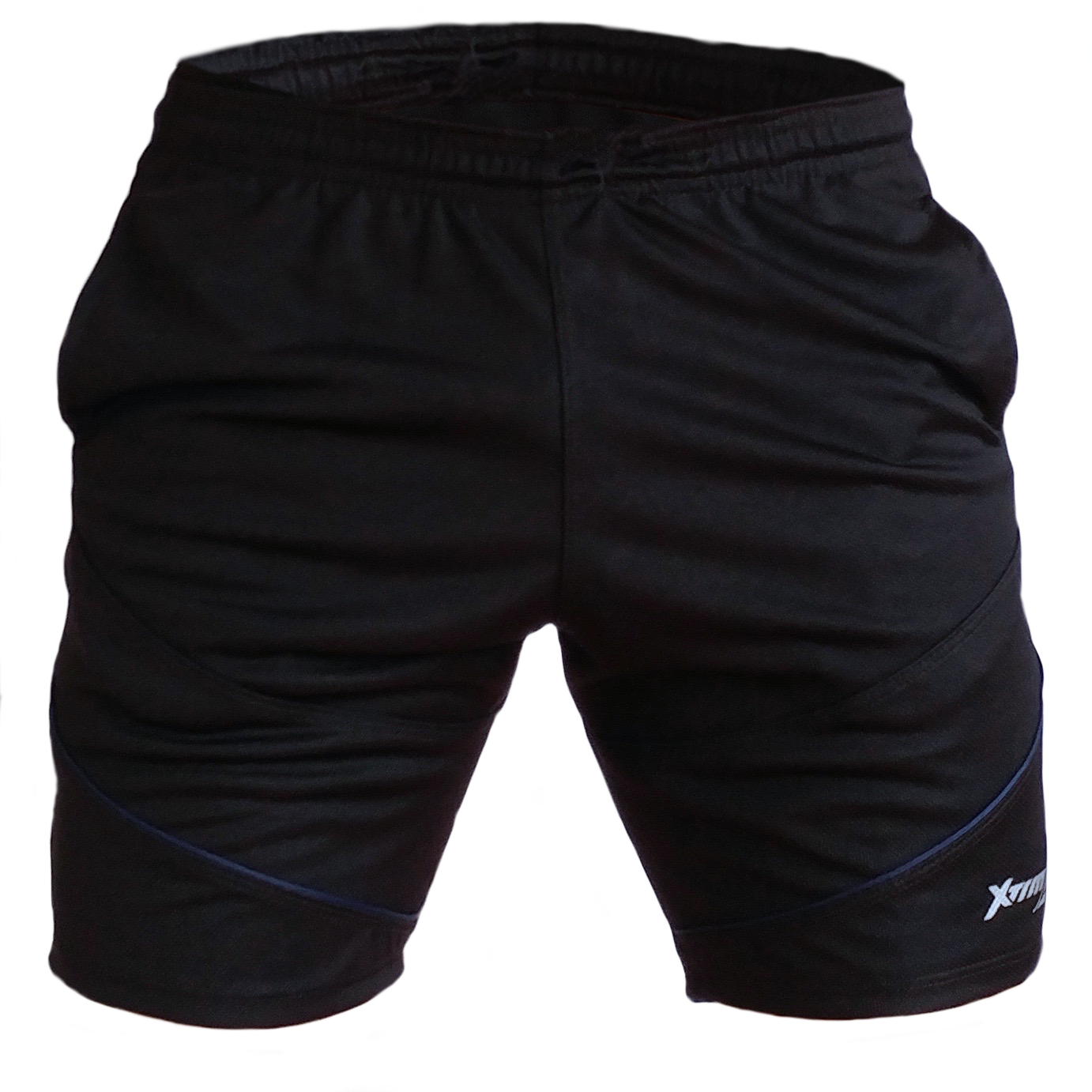 SHORT F50 Holand Negro Azul Marino Frontal Short deportivo hombre. Negro Azul Marino. Ropa deportiva hombre. Tienda para hombres.