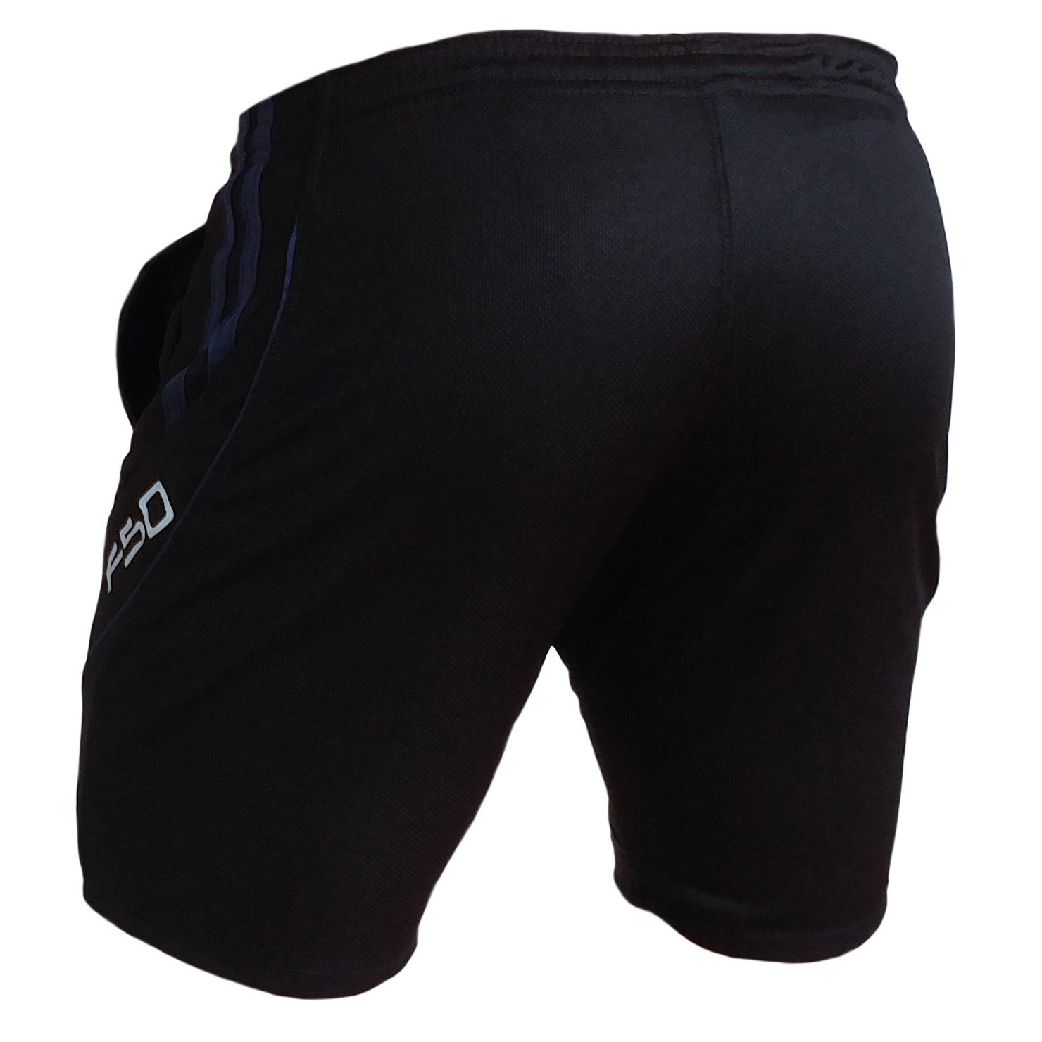 SHORT F50 Holand Negro Azul Marino Trasera Short deportivo hombre. Negro Azul Marino. Ropa deportiva hombre. Tienda para hombres.