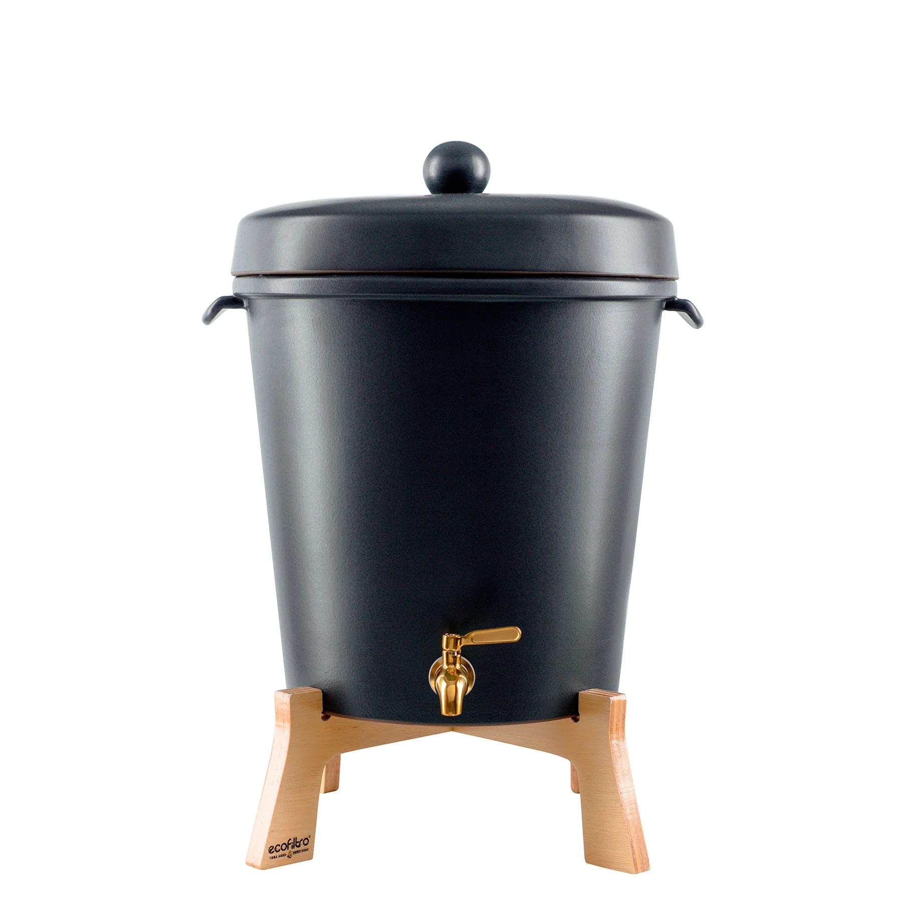 Ecofiltro Edicion Especial Ceramica Negro cBase Ecofiltro Edicion Especial Ceramica Negro Mate con Base