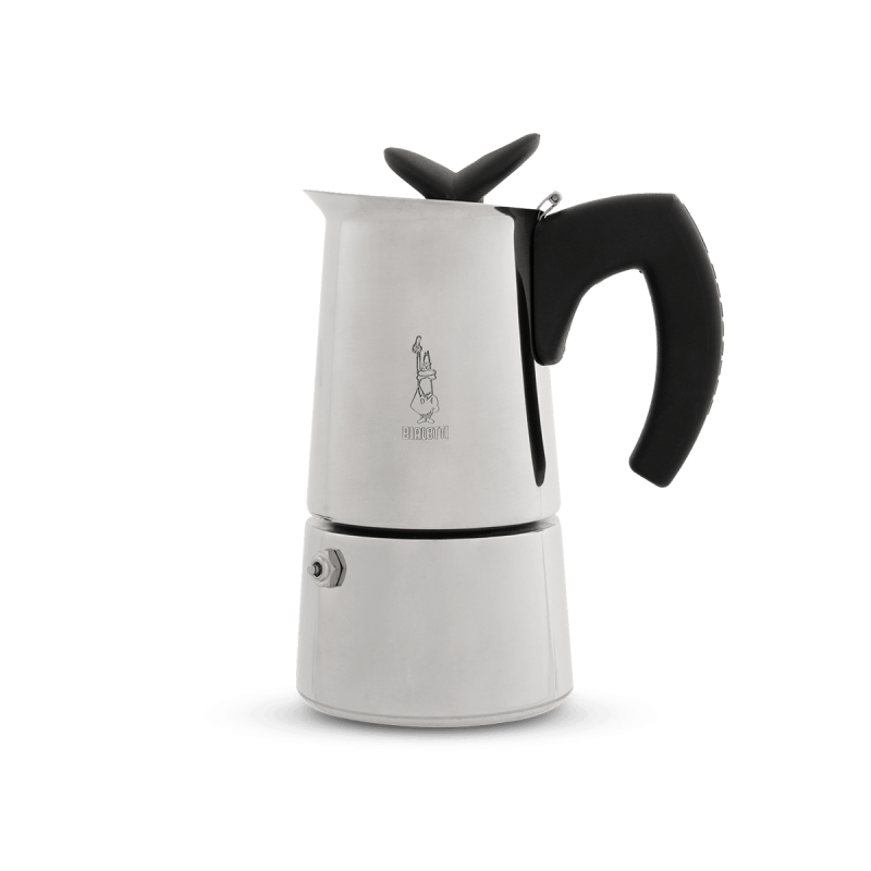 Musa Bialetti. Cafetera italiana, cafetera moka, cafetera espresso para estufa.