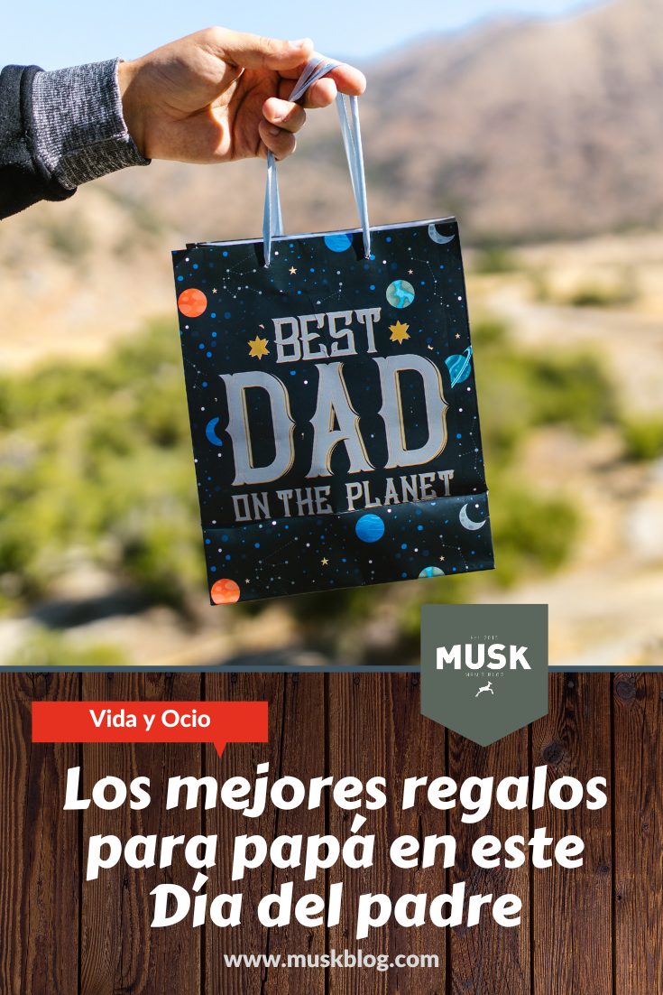 Los mejores regalos para papá en este Día del Padre. Regalos para papa. Dia del padre. Bolsa de regalo Best Dad on the Planet. Foto imagen para Pinterest.